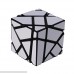 I-xun® Newest Type Ghost Mirror cube 3x3x3 Sticker Puzzle Cube Mirror CubeSilver Black B01EY1153G